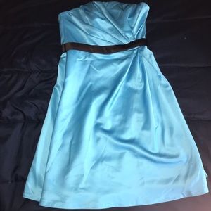 Classic Blue & Belted Dress Sz10 Impression Bridal